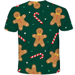 Christmas Gingerbread Technical T-Shirt - Unisex