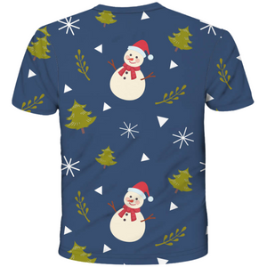 Christmas Snowman Technical T-Shirt - Unisex