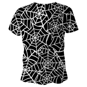 Spider Web Halloween Technical Running T-Shirt - Unisex