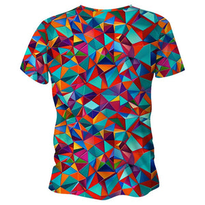 Mosaic Funky Technical Running T-Shirt - Unisex