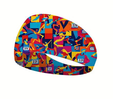 Load image into Gallery viewer, Marathon Pop Art Funky Running Active Headband
