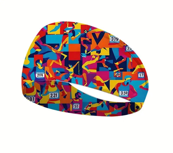 Marathon Pop Art Funky Running Active Headband