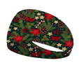 Festive Garland Christmas Tree Active Running Headband