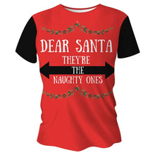 Load image into Gallery viewer, **PRE-ORDER** Dear Santa Funny Christmas Technical Running T-Shirt - Unisex
