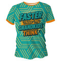 Faster Than Grandkids Funny Technical Running T-Shirt - Unisex