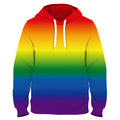 Rainbow Funky Technical Sports Running Hoodie - Unisex