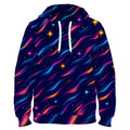 Cosmic Waves Funky Technical Sports Running Hoodie - Unisex
