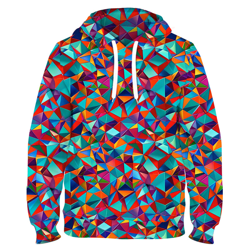 Mosaic Funky Technical Sports Running Hoodie - Unisex