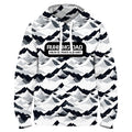Running Dad Miles Of Peace Funny Funky Technical Sports Running Hoodie