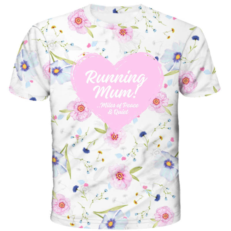 Mums Miles of Peace Technical Running T-Shirt - Unisex