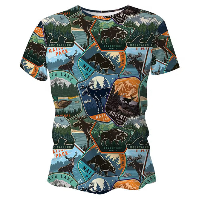 National Parks Funky Technical Running T-Shirt - Unisex