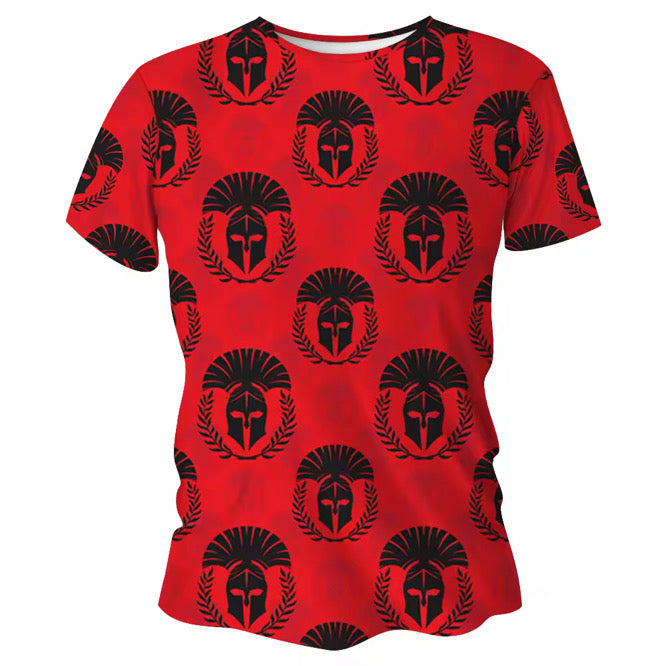 Ancient Sparta Warrior Funky Technical Running T-Shirt - Unisex