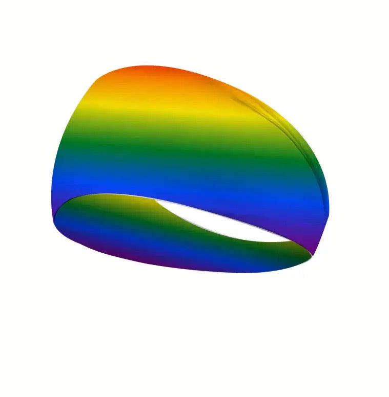 Rainbow Running Active Headband