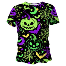 Load image into Gallery viewer, Jack-O-Glow Pumpkin Halloween Technical Running T-Shirt - Unisex
