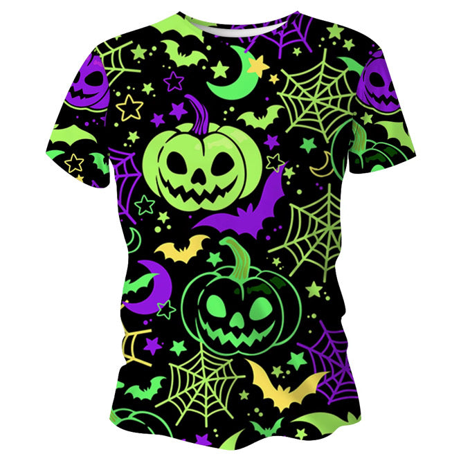 Jack-O-Glow Pumpkin Halloween Technical Running T-Shirt - Unisex