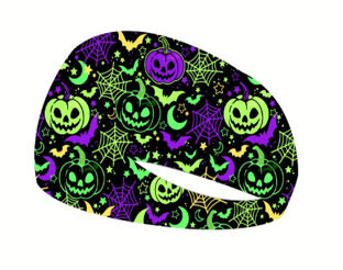 Jack-O-Glow Halloween Funky Running Active Headband