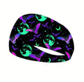 Bat Orbit Halloween Funky Running Active Headband