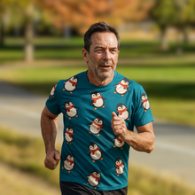 Load image into Gallery viewer, Penguin Christmas Technical T-Shirt - Unisex
