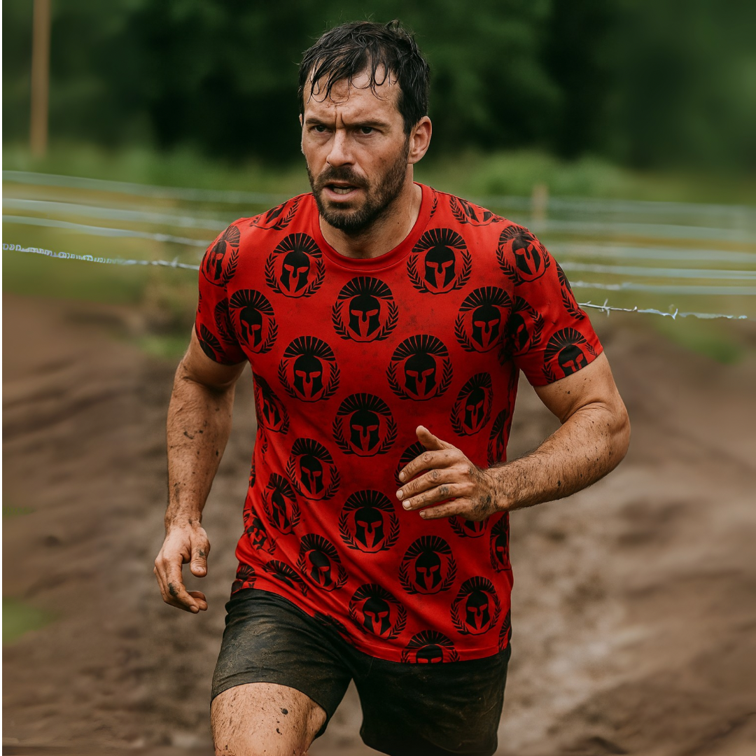 Ancient Sparta Warrior Funky Technical Running T-Shirt - Unisex