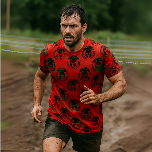 Ancient Sparta Warrior Funky Technical Running T-Shirt - Unisex