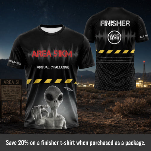 Area 51km Finisher’s T-Shirt lifestyle image
