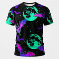 Bat Orbit Halloween technical running T-shirt front product image