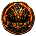 Beast Mode 10km transparent digital challenge badge