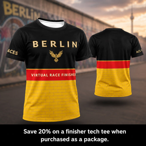 Berlin Virtual Race Finisher T-Shirt lifestyle image