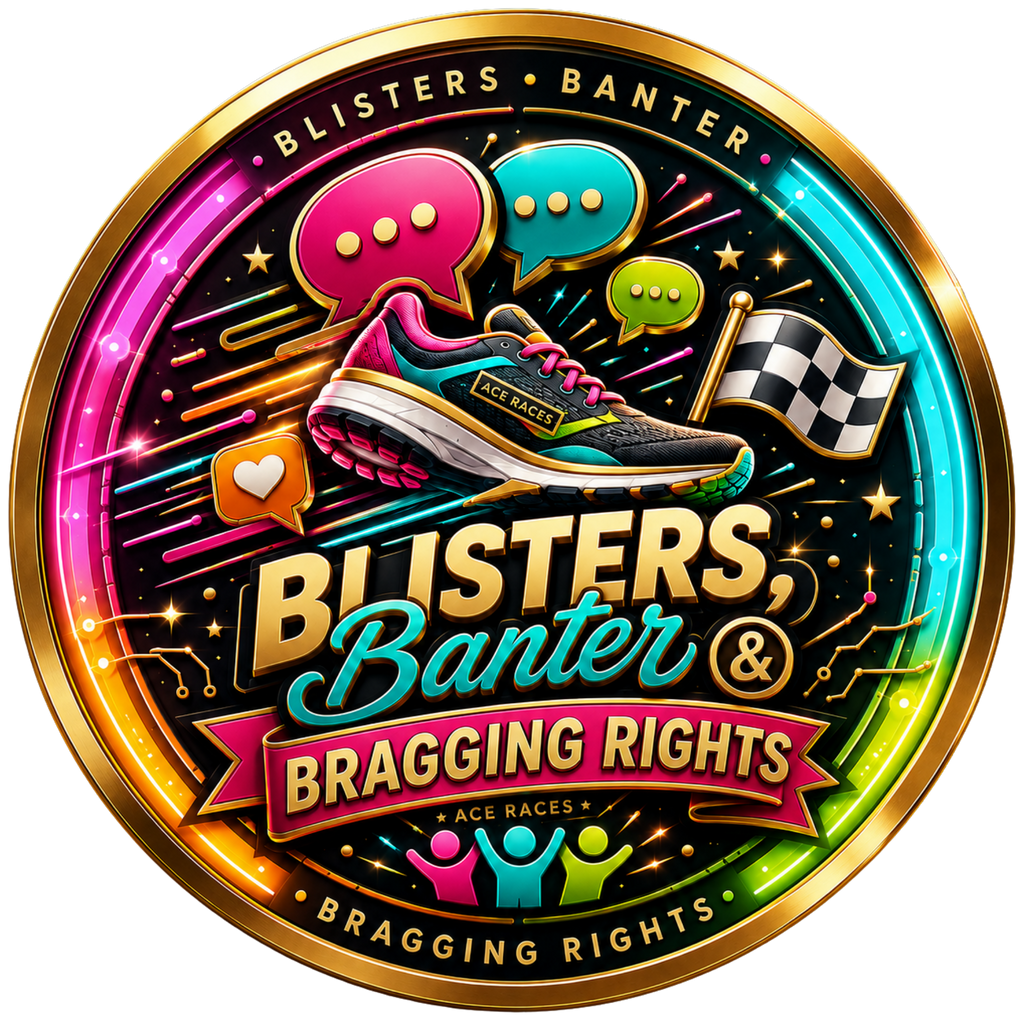 Blisters, Banter & Bragging Rights transparent digital challenge badge