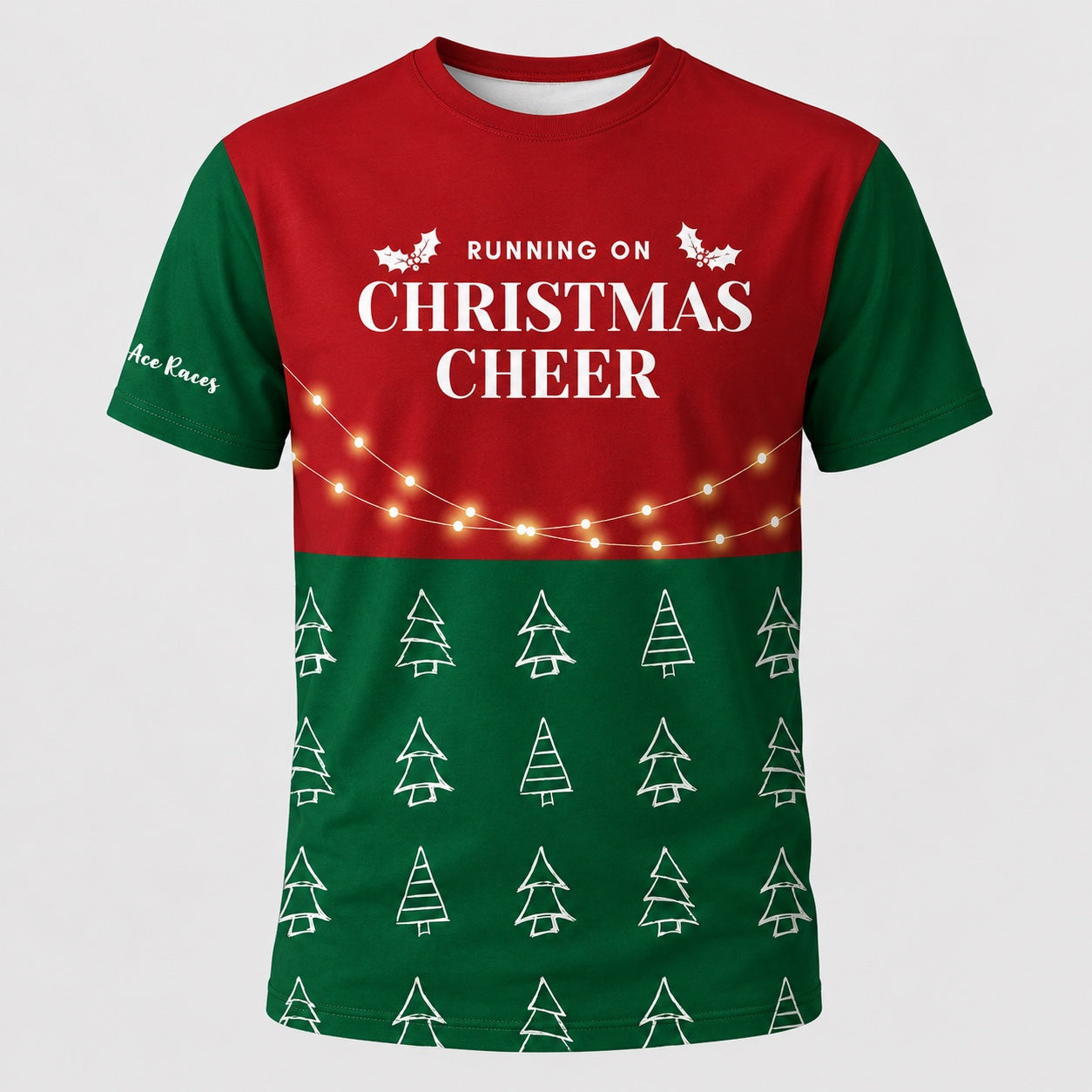 Running on Christmas Cheer Christmas Technical T-Shirt main product image