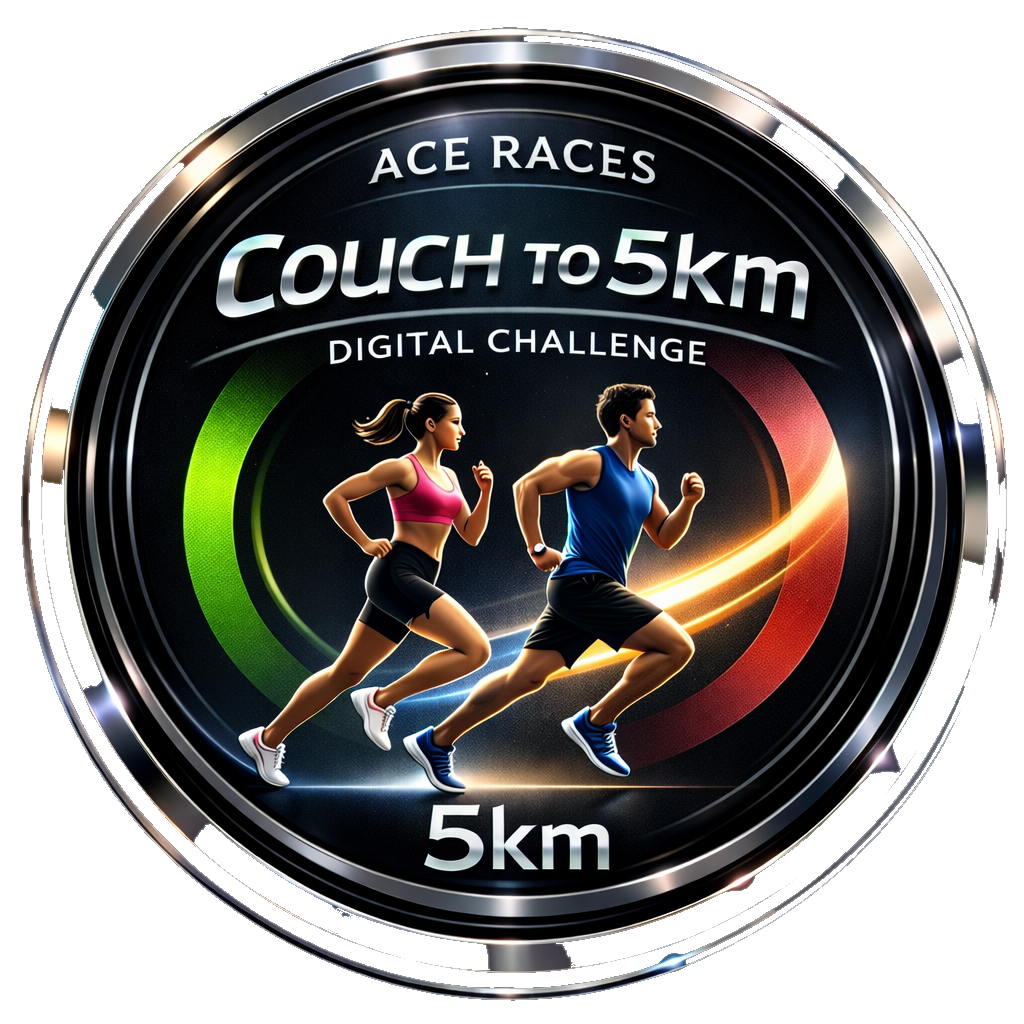 Couch to 5km transparent digital challenge badge