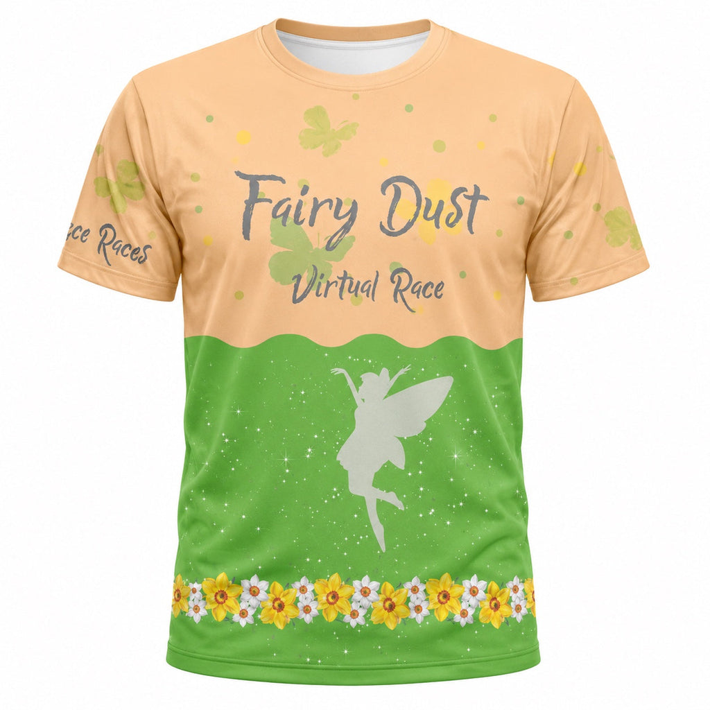 Fairy Dust Virtual Race Finisher T-Shirt single front image