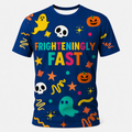 Frighteningly Fast Halloween technical running T-shirt front product image
