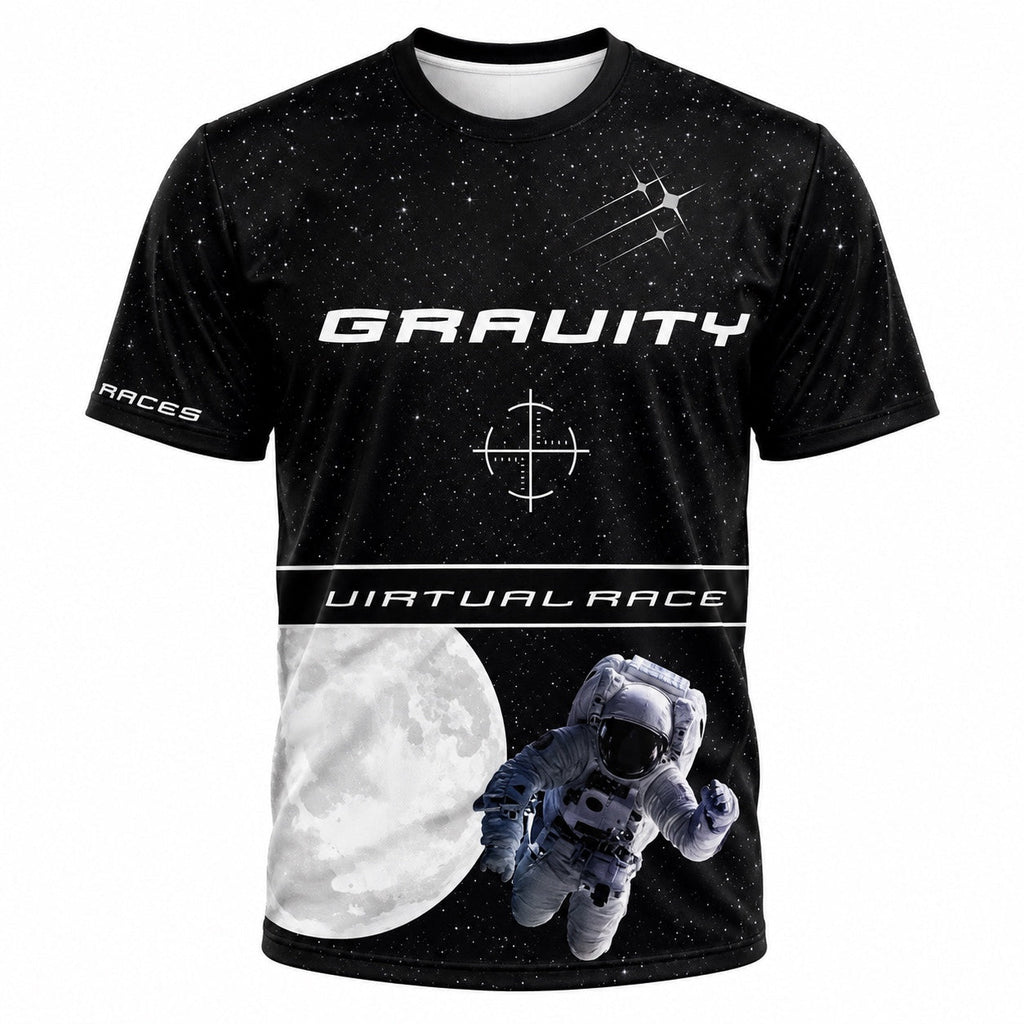 Gravity Virtual Race Finisher T-Shirt single front image