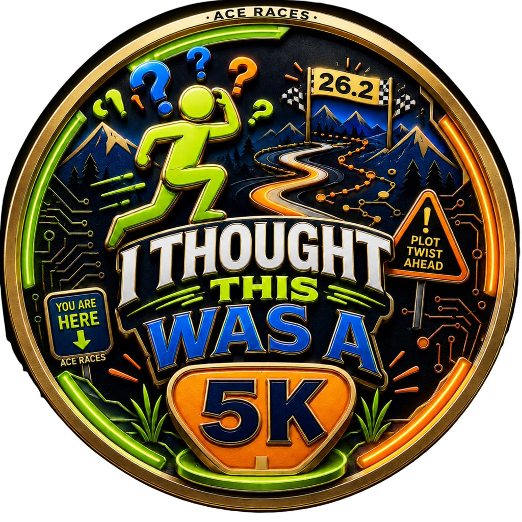 I Thought I Was A 5K digital challenge badge
