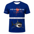 Megalodon Virtual Race Finisher T-Shirt single front image