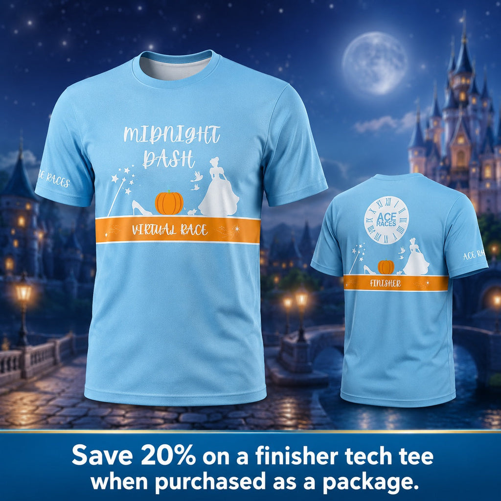 Midnight Dash Virtual Race Finisher T-Shirt lifestyle image