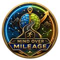 Mileage transparent digital challenge badge