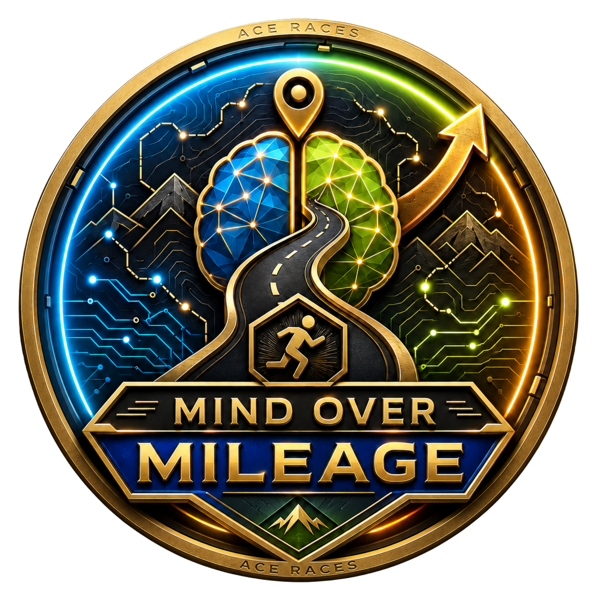 Mileage transparent digital challenge badge