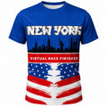 New York Virtual Race Finisher T-Shirt single front image