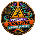 Probably Trained More Marathon transparent digital challenge badge