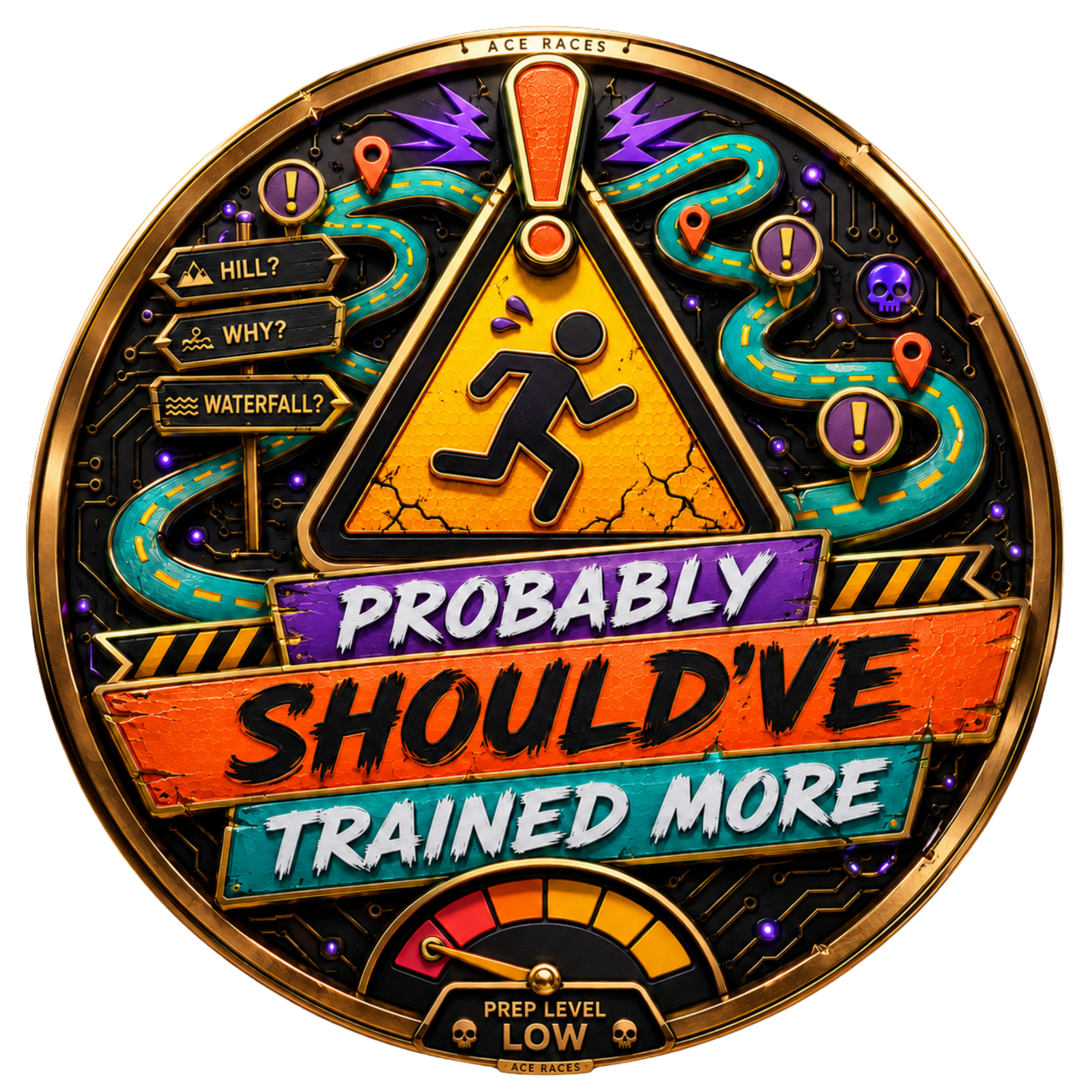Probably Trained More Marathon transparent digital challenge badge