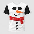 Snowman Christmas Technical T-Shirt - Unisex front product image