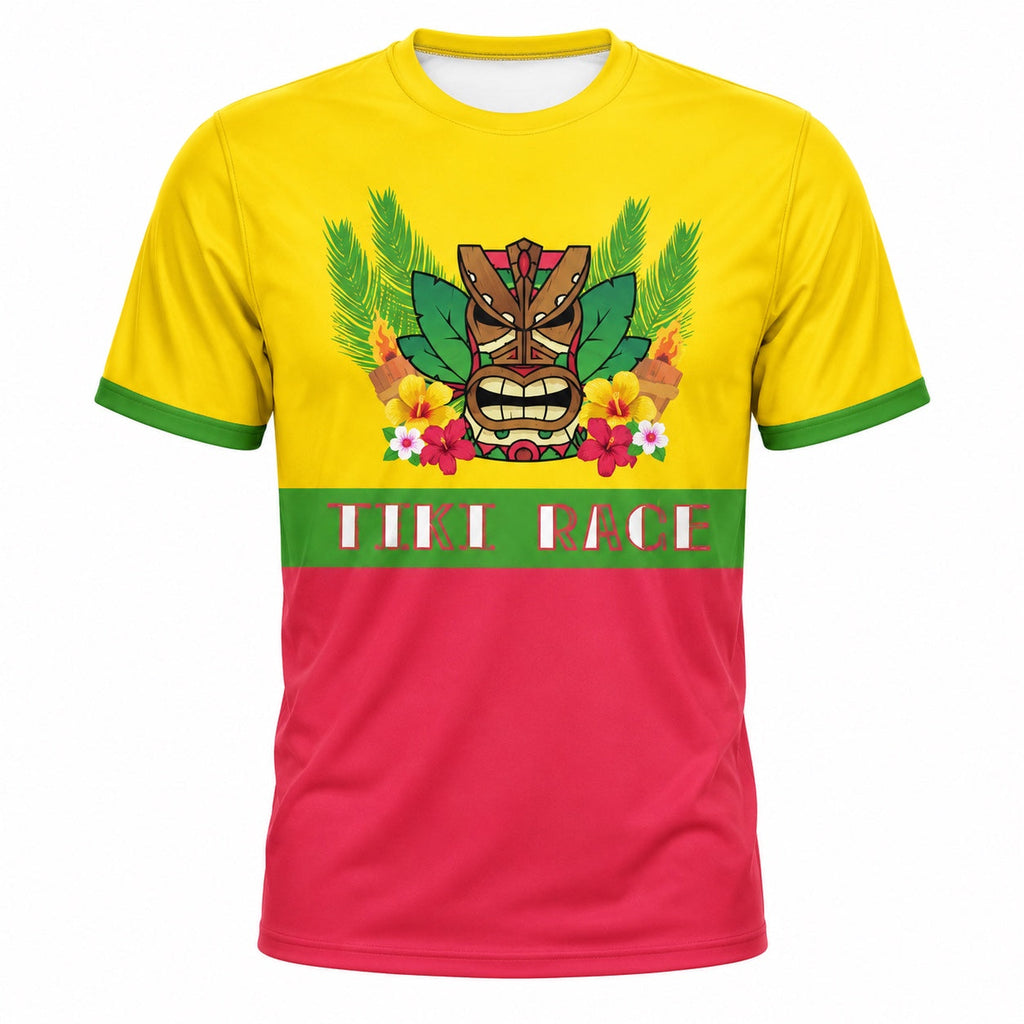 Tiki Virtual Race Finisher T-Shirt single front image
