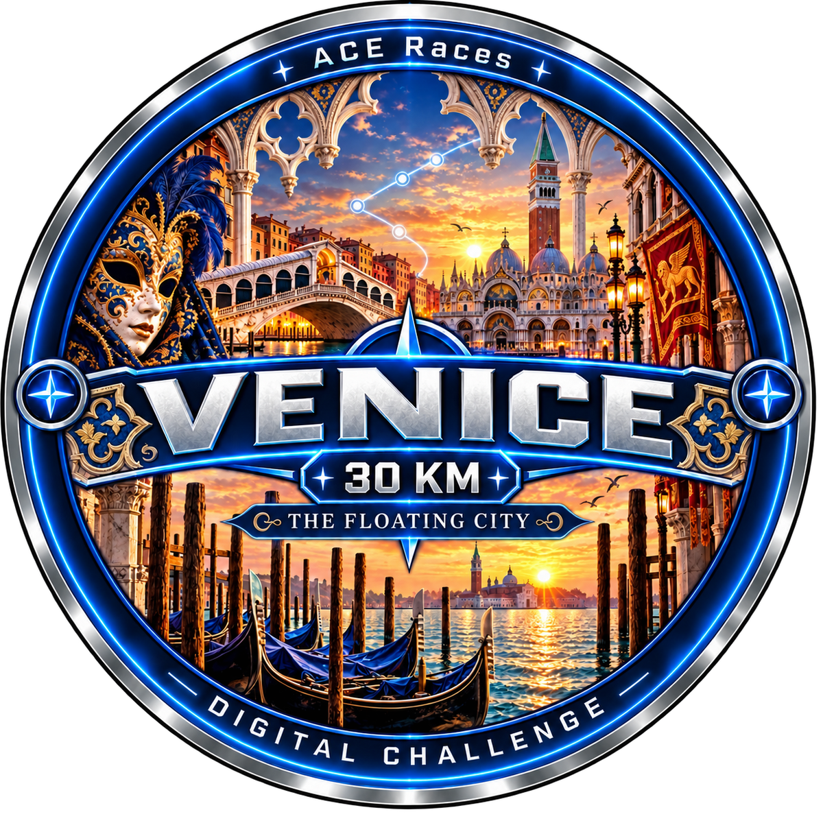 Venice — The Floating City 30KM Digital Challenge