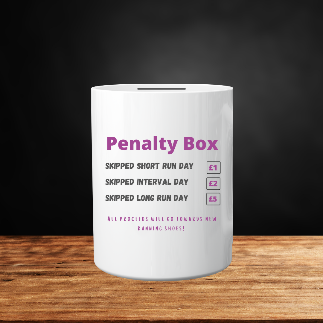 Runner Money Box - Runner Gift - ‘Penalty Box’ Money Box