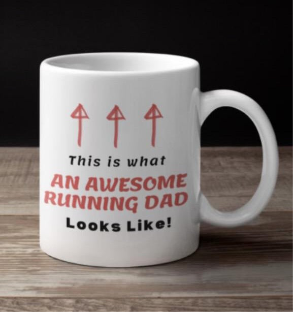 Runner Mug - Runner Gift - "Awesome Running dad” Mug