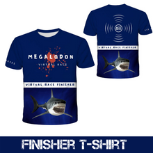 Load image into Gallery viewer, Megalodon Virtual Race - Finisher T-Shirt
