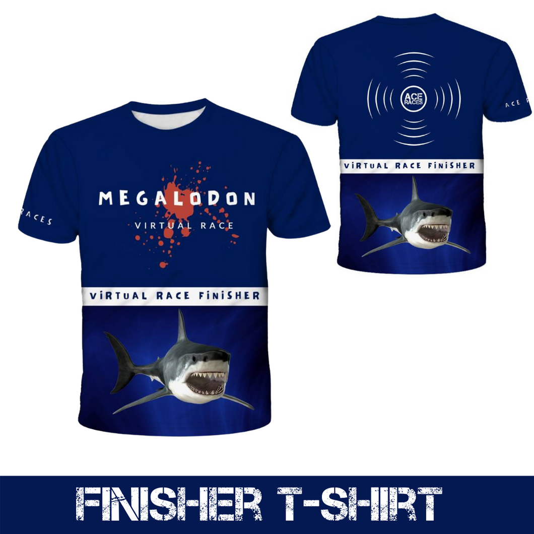 Megalodon Virtual Race - Finisher T-Shirt