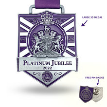 Load image into Gallery viewer, The Platinum Jubilee Virtual Race - Half Marathon (21km)
